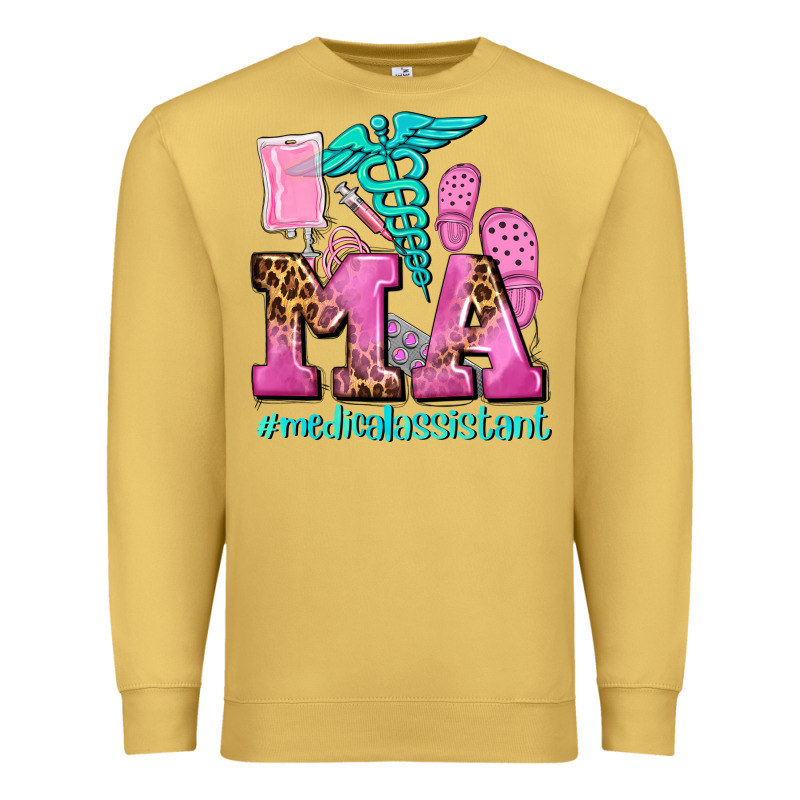 M A Medical Assistant Premium Sweatshirt by AdoDesignShop | Teevron