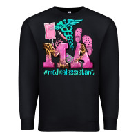 Black m a medical assistant Premium Sweatshirt - AdoDesignShop