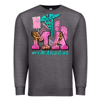 Charcoal Heather m a medical assistant Premium Sweatshirt - AdoDesignShop