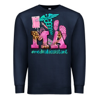 Navy m a medical assistant Premium Sweatshirt - AdoDesignShop