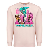 Pale Pink m a medical assistant Premium Sweatshirt - AdoDesignShop