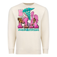 Sandshell m a medical assistant Premium Sweatshirt - AdoDesignShop