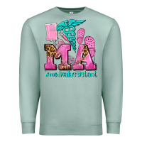 Seafoam m a medical assistant Premium Sweatshirt - AdoDesignShop