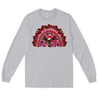 Moon Dust valentine's day baby cow rainbow Long Sleeve Tee - RanaPortraitStore