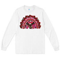 White valentine's day baby cow rainbow Long Sleeve Tee - RanaPortraitStore