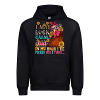 Black i may look calm but in my head i pecked you three Urban Hoodie - NancyCooperArtShop