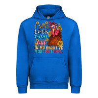 Cobalt i may look calm but in my head i pecked you three Urban Hoodie - NancyCooperArtShop