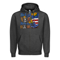 Charcoal Heather the land of the yee the home of the haw Zipper Hoodie - HRA Design Shop