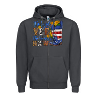 Smoke the land of the yee the home of the haw Zipper Hoodie - HRA Design Shop