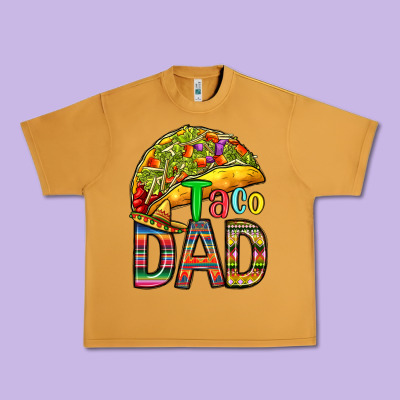 Taco Dad Urban Heavy Tee Designed By Ranaportraitstore