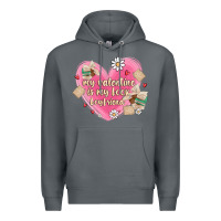 Rock my valentine is my look boyfriend Premium Hoodie - MaliasSmallBusiness