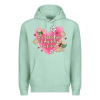 Seafoam my valentine is my look boyfriend Premium Hoodie - MaliasSmallBusiness