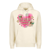 Tofu my valentine is my look boyfriend Premium Hoodie - MaliasSmallBusiness