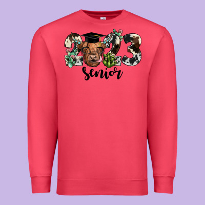 Highland Cow 2023 Premium Sweatshirt Designed By Jahusdesignshop