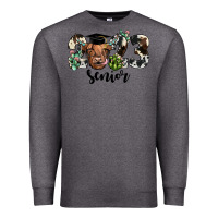 Charcoal Heather highland cow 2023 Premium Sweatshirt - JahusDesignShop