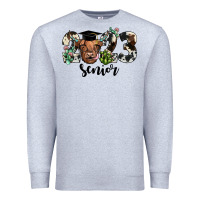 Heather Grey highland cow 2023 Premium Sweatshirt - JahusDesignShop