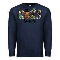 Navy highland cow 2023 Premium Sweatshirt - JahusDesignShop