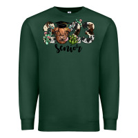 Sports Green highland cow 2023 Premium Sweatshirt - JahusDesignShop