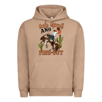 Pigment Burro buck around and find out rodeo cowboy Urban Hoodie - MaliasSmallBusiness