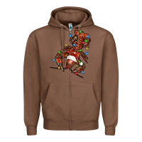 Chestnut Christmas crawfish Zipper Hoodie - FaDigitalArtStudio