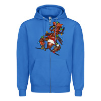 True Royal Christmas crawfish Zipper Hoodie - FaDigitalArtStudio