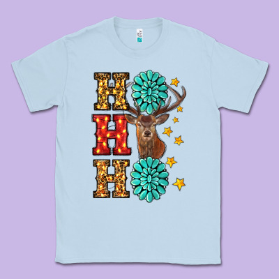Christmas Ho Ho Ho Classic Tee Designed By Ranaportraitstore