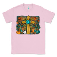 Bubblegum Pink fall cross Classic Tee - RanaPortraitStore