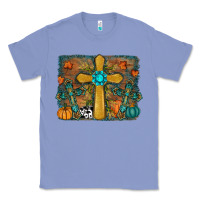 Colony Blue fall cross Classic Tee - RanaPortraitStore