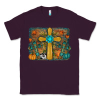 Plum fall cross Classic Tee - RanaPortraitStore