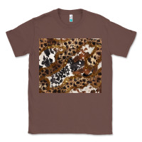 Chestnut leopard and cowhides Classic Tee - BarkalooDesign