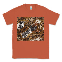 Copper leopard and cowhides Classic Tee - BarkalooDesign