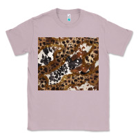 Lilac leopard and cowhides Classic Tee - BarkalooDesign