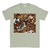 Matcha leopard and cowhides Classic Tee - BarkalooDesign