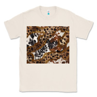 Natural leopard and cowhides Classic Tee - BarkalooDesign
