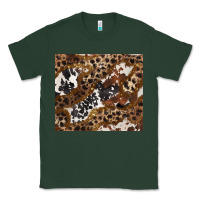 Sports Green leopard and cowhides Classic Tee - BarkalooDesign