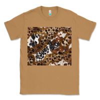 Toasted Coconut leopard and cowhides Classic Tee - BarkalooDesign