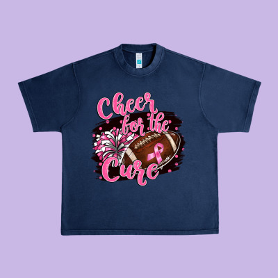 Cheer For The Cure Urban Heavy Tee Designed By Barkaloodesign