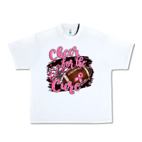 White cheer for the cure Urban Heavy Tee - BarkalooDesign
