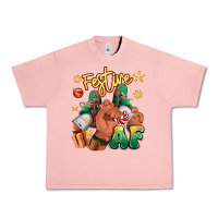 Salmon festive af christmas black man sneakers Urban Heavy Tee - RanaPortraitStore