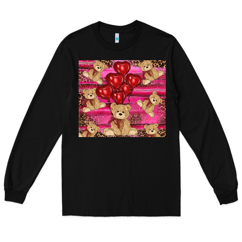 Valentine's Day Tedybear Tumbler Long Sleeve Tee by RanaPortraitStore | Teevron
