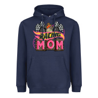 Navy racing mom with racing oto equipment Heavyweight Hoodie - AdoDesignShop