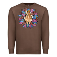 Chestnut easter leopard bunny sunflower Premium Sweatshirt - Artiststas