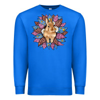True Royal easter leopard bunny sunflower Premium Sweatshirt - Artiststas