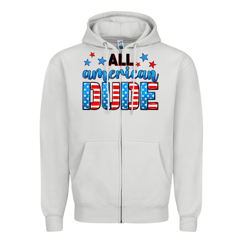 All American Dude Zipper Hoodie by Neo Western | Teevron