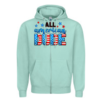 Seafoam All American dude Zipper Hoodie - Neo Western
