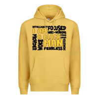 Antique Gold i am a black man Premium Hoodie - MaliasSmallBusiness