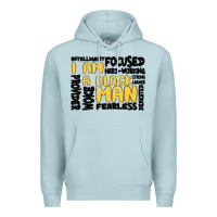 Blue Mist i am a black man Premium Hoodie - MaliasSmallBusiness