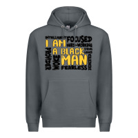 Rock i am a black man Premium Hoodie - MaliasSmallBusiness