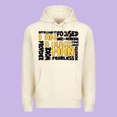 I Am A Black Man Premium Hoodie Designed By Maliassmallbusiness