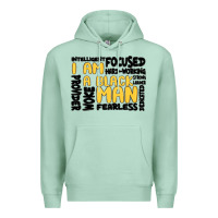 Seafoam i am a black man Premium Hoodie - MaliasSmallBusiness